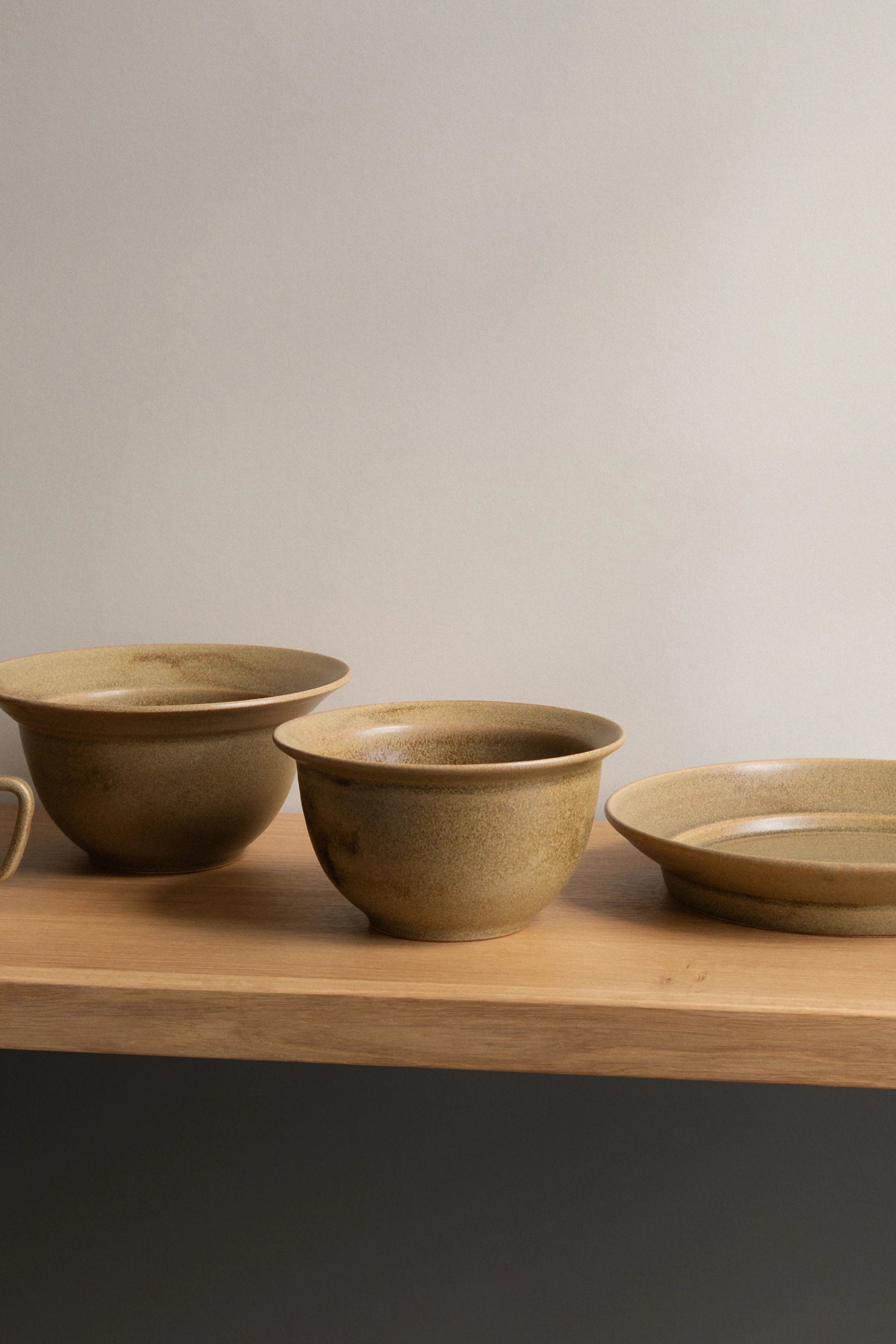 Low Rim Bowl 13cm, Roasted Pistachio